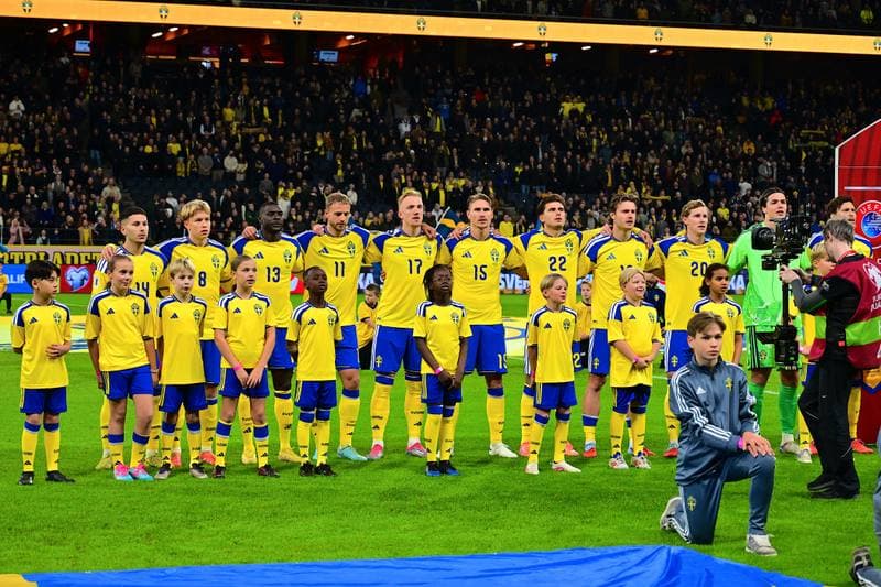 Football. FIFA World Cup Qualifiers. Sweden - Slovenia. 18.11.2025