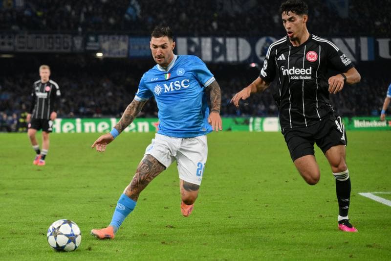 Football. UEFA Champions League. Napoli - Eintracht Frankfurt. 04.11.2025