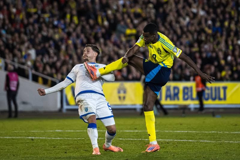 Football. FIFA World Cup Qualifier. Sweden - Kosovo. 13.10.2025
