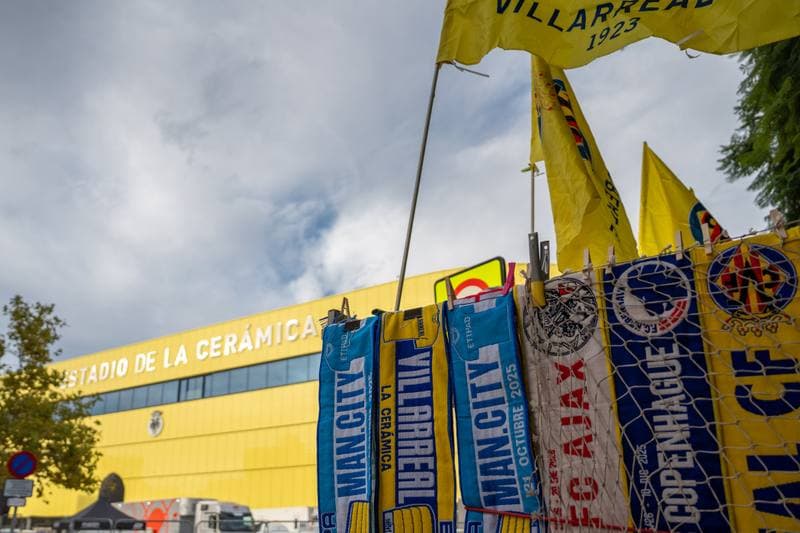 Football. UEFA Champions League. Villarreal - Manchester City. 20.10.2025