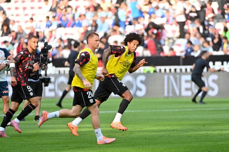 Football. Ligue 1 McDonald's. OGC Nice - Olympique Lyonnais. 18.10.2025
