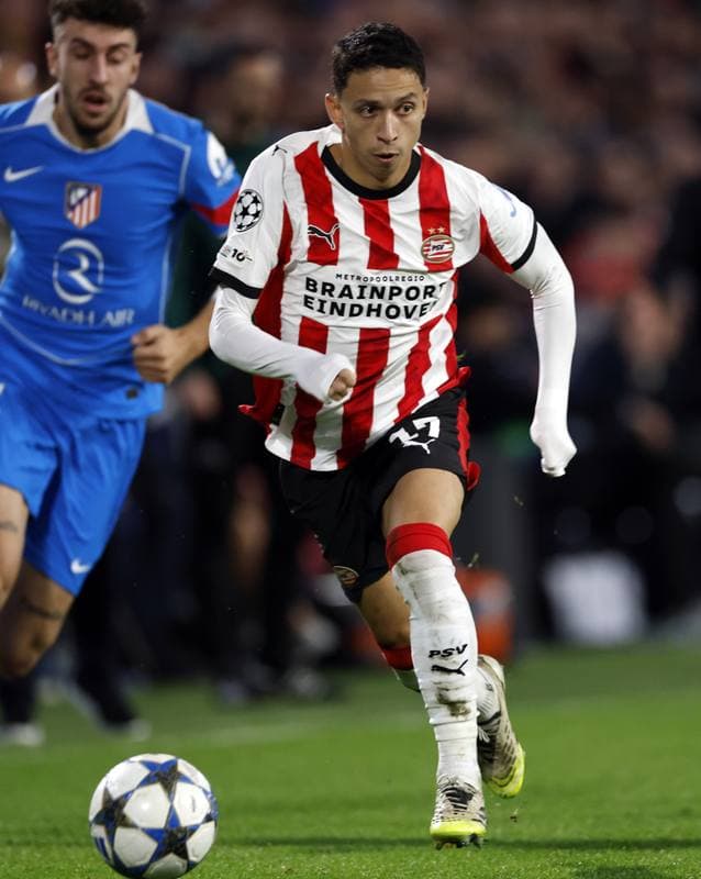 Football. UEFA Champions League. PSV Eindhoven - Atletico Madrid. 09.12.2025