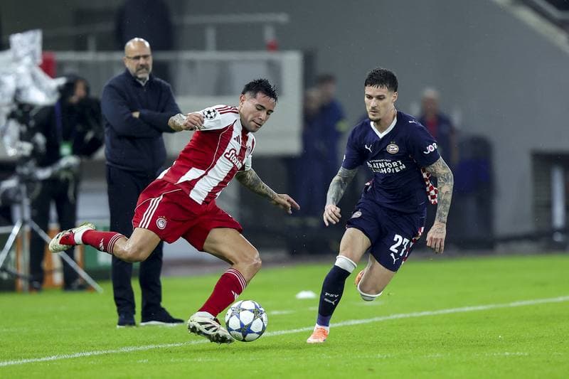 Football. UEFA Champions League. Olympiacos - PSV Eindhoven. 04.11.2025