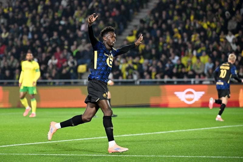 Football. Ligue 1. FC Nantes - Lille OSC. 19.10.2025
