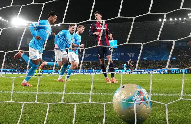 Football. EA Sports FC Supercup. Napoli - Bologna. 22.12.2025
