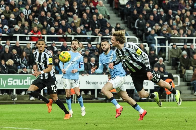 Football. Carabao Cup Semi-Final. Newcastle United - Manchester City. 13.01.2026