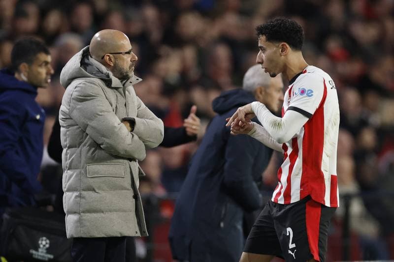 Football. UEFA Champions League. PSV Eindhoven - Atletico Madrid. 09.12.2025