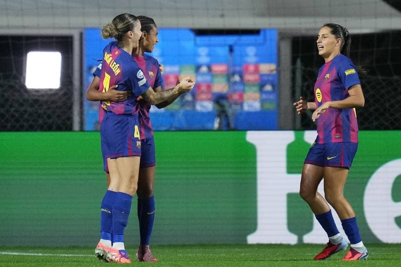 Football. UEFA Women's Champions League. AS Roma - FC Barcelona. 15.10.2025