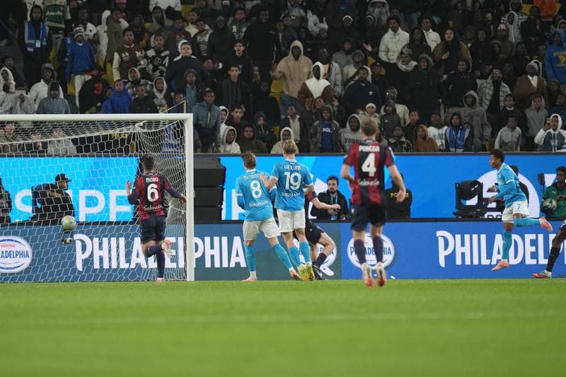 Football. EA Sports FC Supercup. Napoli - Bologna. 22.12.2025