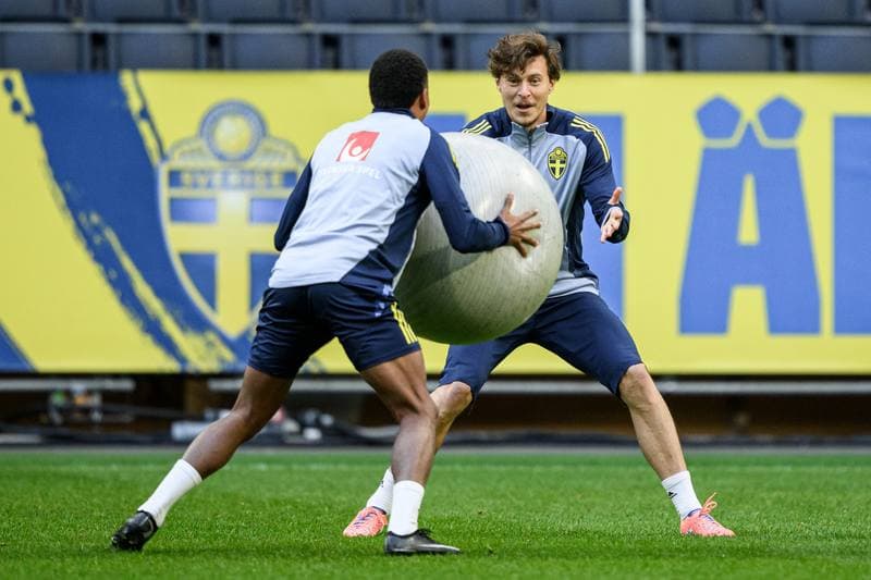 Football. Sweden. Training. 09.10.2025