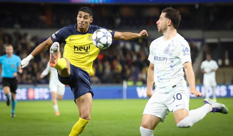 Football. UEFA Champions League. Royale Union Saint-Gilloise - Internazionale. 21.10.2025