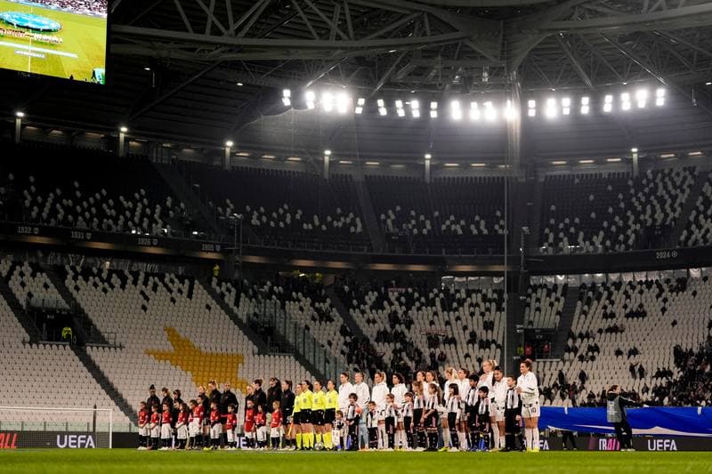Football. UEFA Women's Champions League. Juventus Women - Manchester United Women Football Club. 17.12.2025