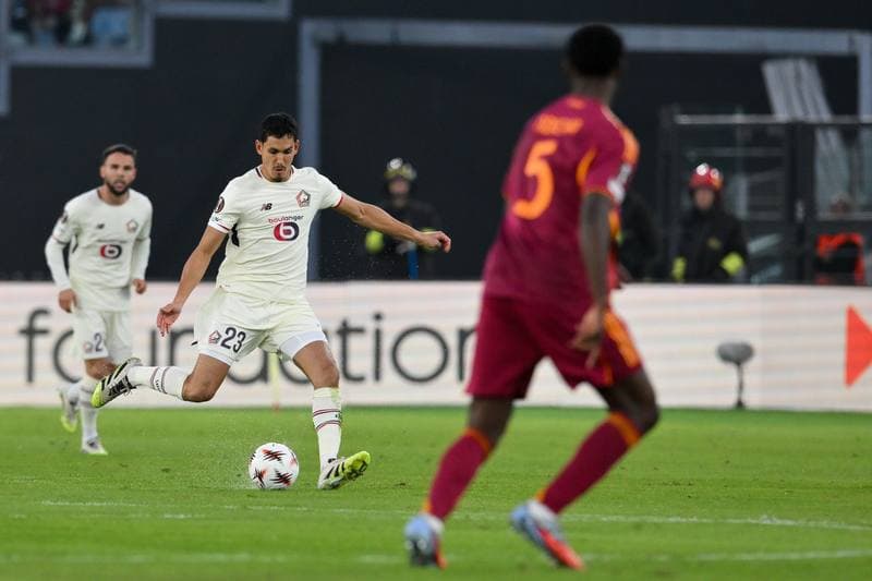 Football. UEFA Europa League. AS Roma - Lille. 02.10.2025