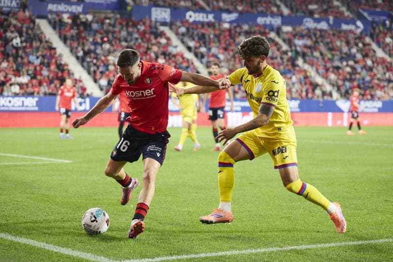 Football. La Liga. CA Osasuna - Getafe CF. 03.10.2025