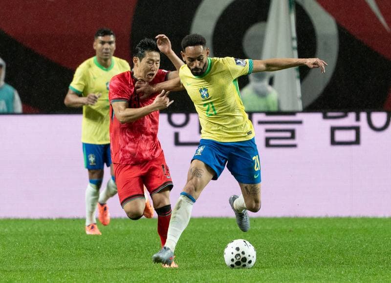 Football. Friendly Match. South Korea - Brazil. 10.10.2025