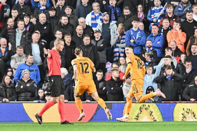 Football. UEFA Europa League. Rangers - A.S. Roma. 06.11.2025