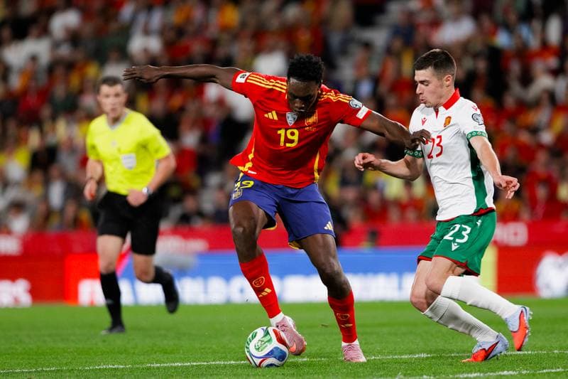 Football. FIFA World Cup Qualifiers. Spain - Bulgaria. 14.10.2025
