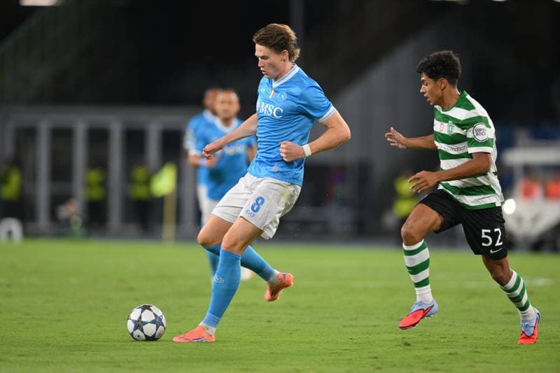 Football. UEFA Champions League. Napoli - Sporting CP. 01.10.2025