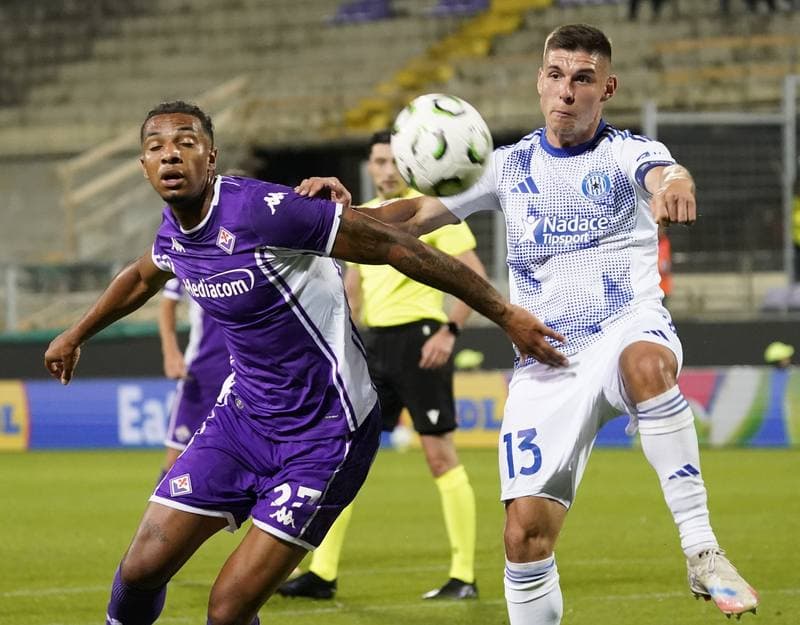 Football. UEFA Europa Conference League. Fiorentina - Sigma. 02.10.2025