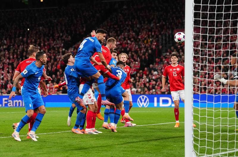 Football. World Cup Qualifiers. Denmark - Greece. 12.10.2025