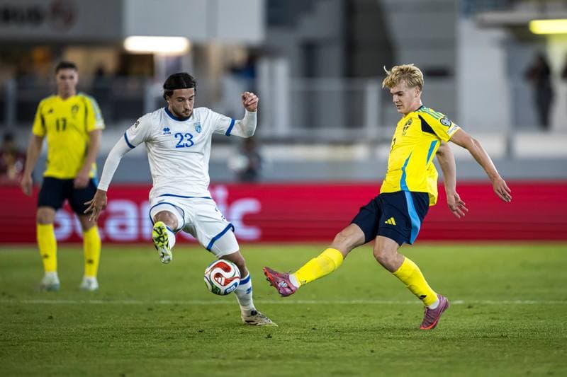 Football. FIFA World Cup Qualifier. Sweden - Kosovo. 13.10.2025
