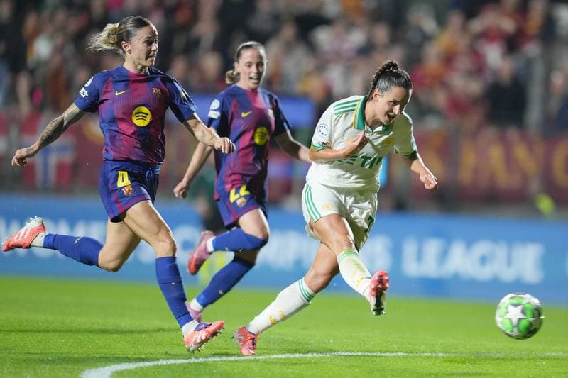Football. UEFA Women's Champions League. AS Roma - FC Barcelona. 15.10.2025