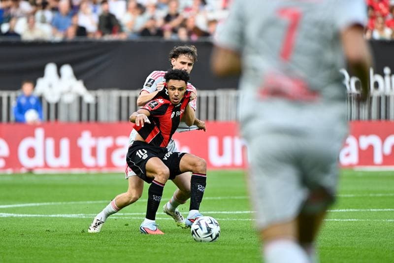 Football. Ligue 1 McDonald's. OGC Nice - Olympique Lyonnais. 18.10.2025