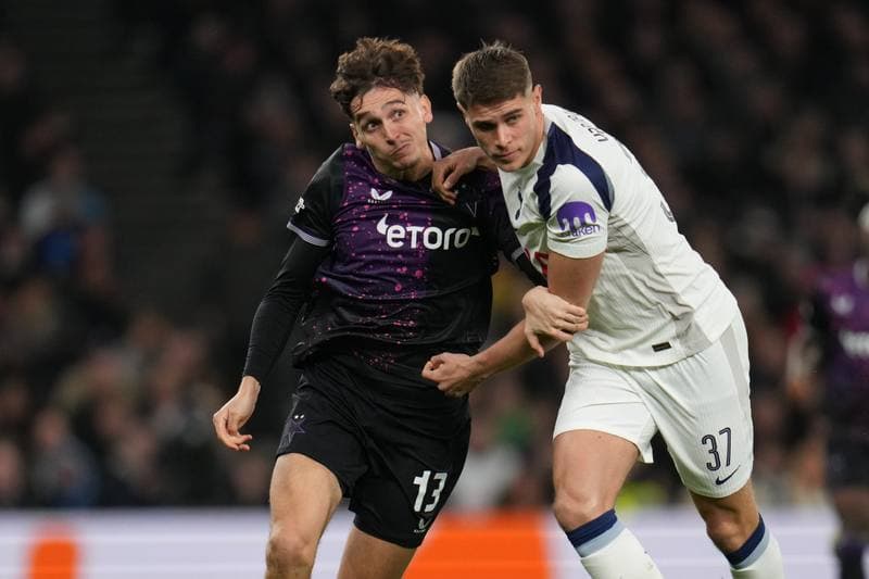 Football. UEFA Champions League. Tottenham Hotspur - Slavia Prague. 09.12.2025