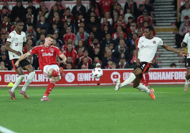 Football. UEFA Europa League. Nottingham Forest - FC Midtjylland. 02.10.2025