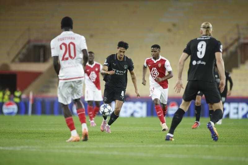 Football. UEFA Champions League. AS Monaco - Manchester City. 01.10.2025
