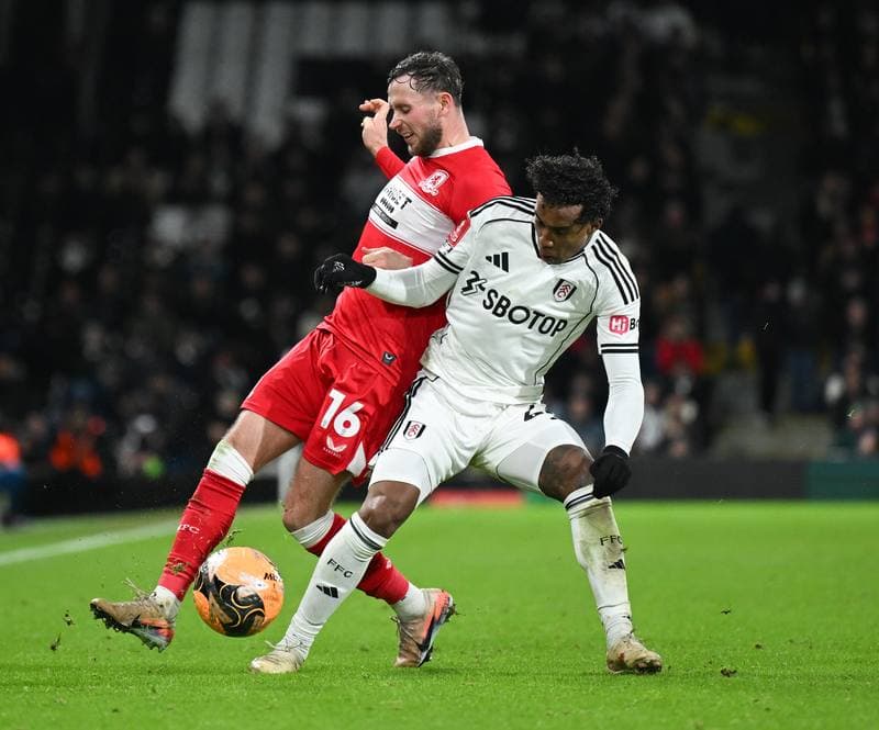 Football. Emirates FA Cup. Fulham - Middlesbrough. 10.01.2026