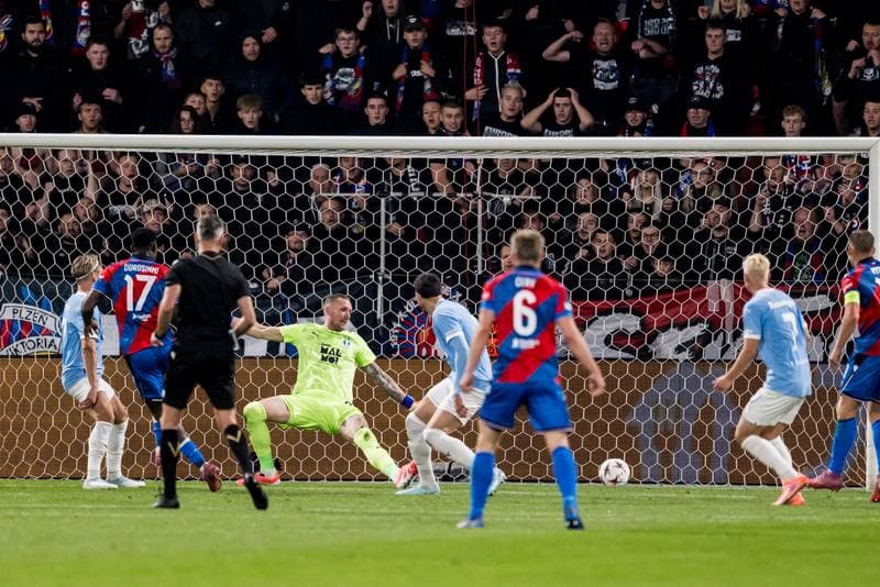 Football. UEFA Europa League. Viktoria Plzen - MalmA FF. 02.10.2025