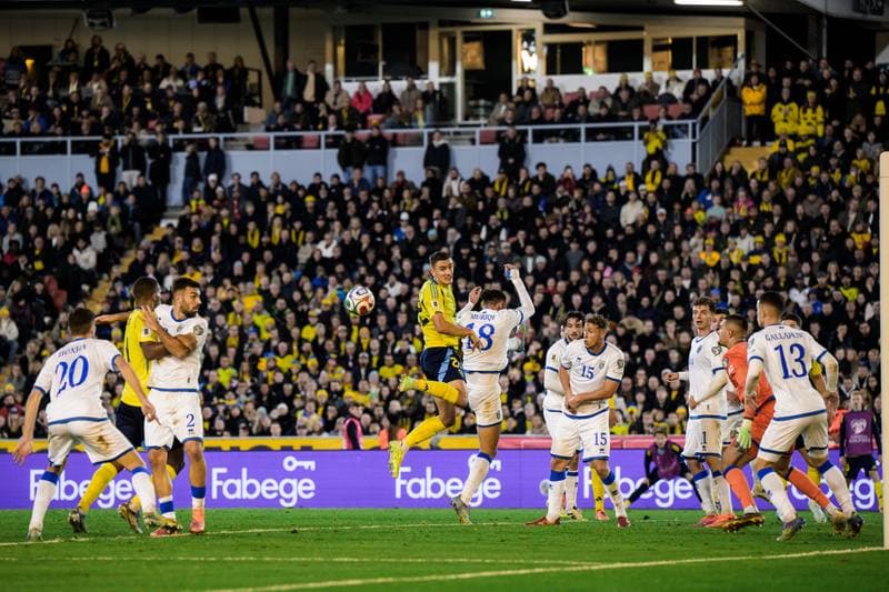 Football. FIFA World Cup Qualifier. Sweden - Kosovo. 13.10.2025