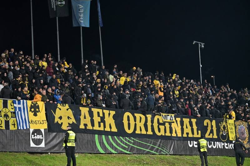 Football. UEFA Conference League. Celje - AEK Athens. 02.10.2025