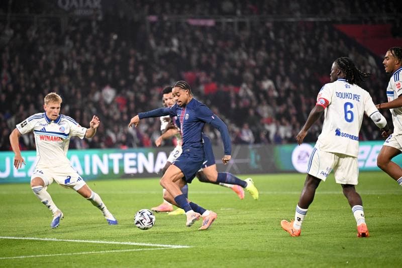 Football. Ligue 1. Paris Saint-Germain - RC Strasbourg Alsace. 17.10.2025