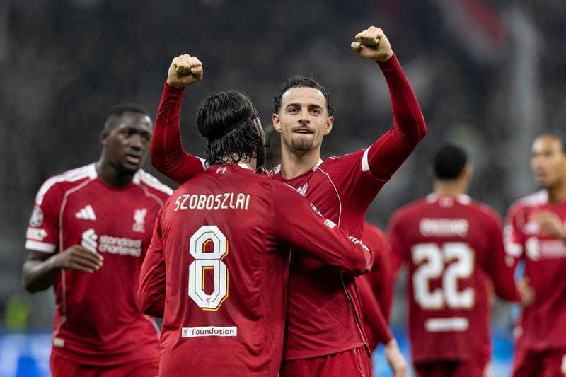Football. UEFA Champions League. Eintracht Frankfurt - Liverpool. 22.10.2025