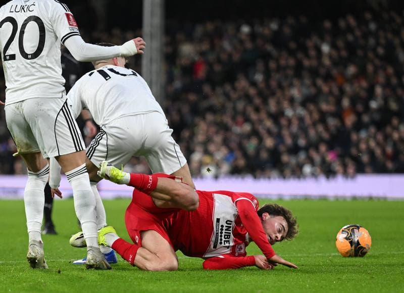 Football. Emirates FA Cup. Fulham - Middlesbrough. 10.01.2026