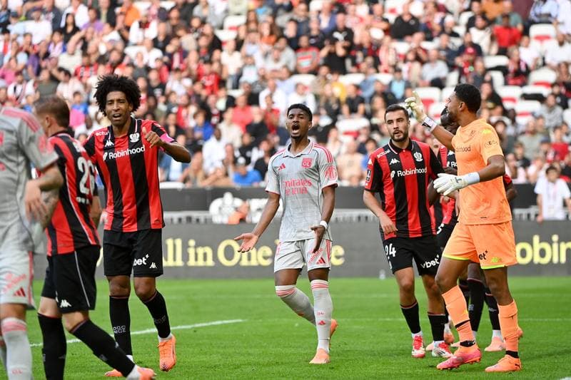 Football. Ligue 1 McDonald's. OGC Nice - Olympique Lyonnais. 18.10.2025
