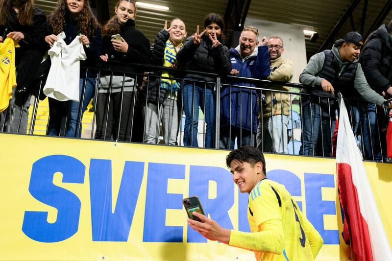 Football. UEFA Under-21 Qualifier. Sweden - Poland. 14.10.2025