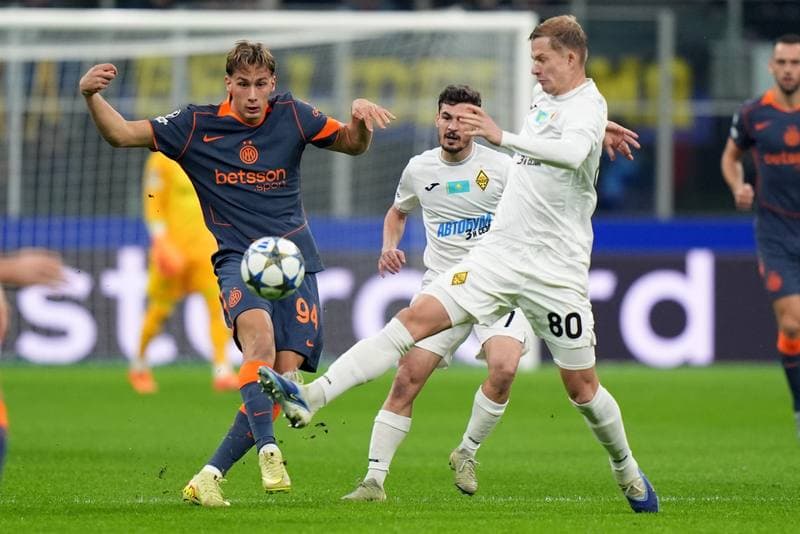 Football. UEFA Champions League. Inter - Kairat Almaty. 05.11.2025