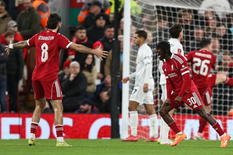 Football. Emirates FA Cup. Liverpool - Barnsley. 12.01.2026
