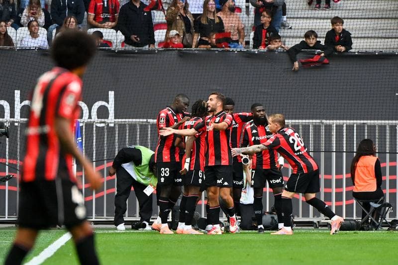Football. Ligue 1 McDonald's. OGC Nice - Olympique Lyonnais. 18.10.2025