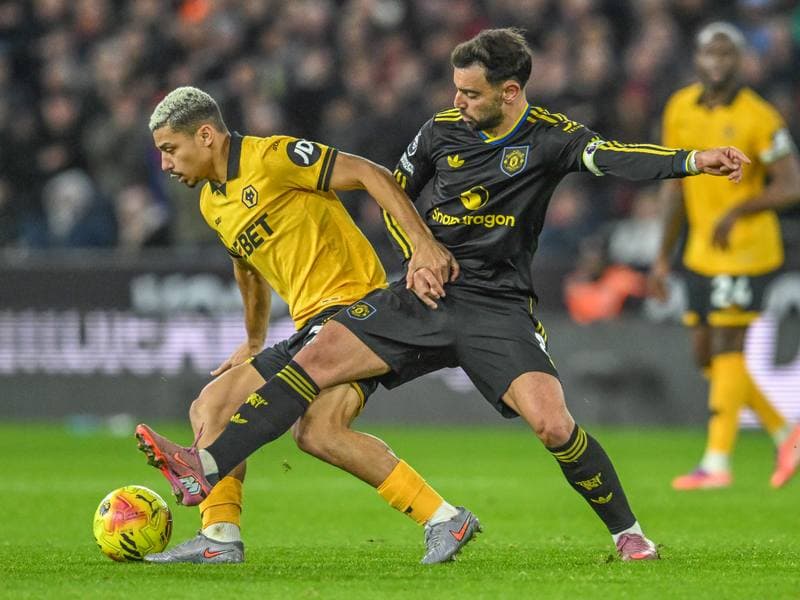 Football. Premier League. Wolverhampton Wanderers - Manchester United. 08.12.2025