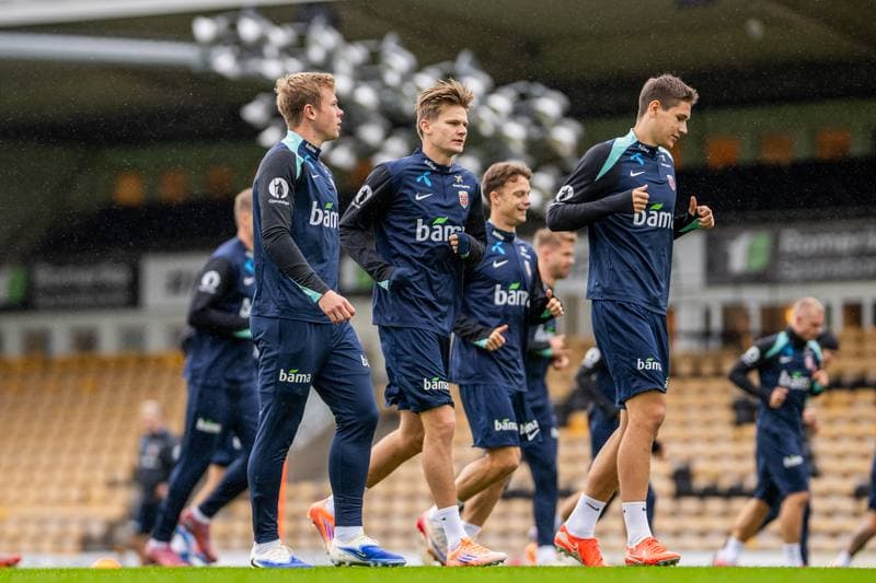 Football. Norway. Training. 07.10.2025