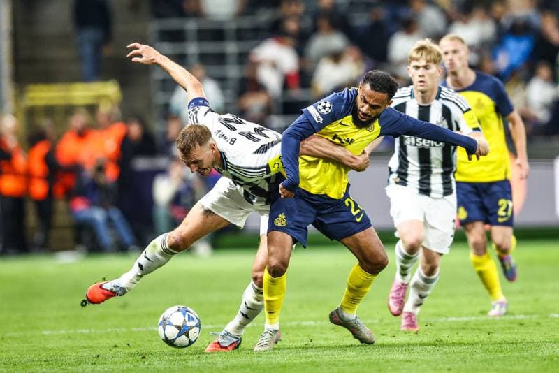 Football. UEFA Champions League. Royale Union Saint-Gilloise - Newcastle United. 01.10.2025