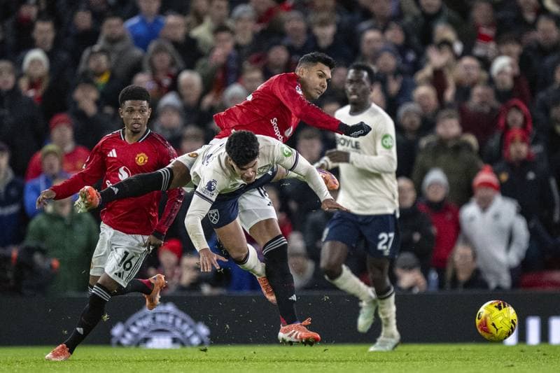 Football. Premier League. Manchester United - West Ham United. 04.12.2025
