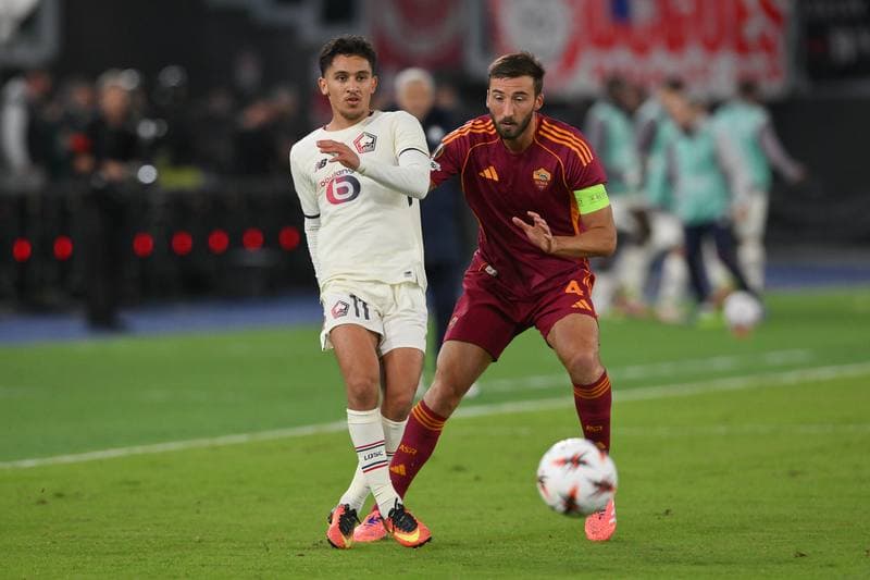 Football. UEFA Europa League. AS Roma - Lille. 02.10.2025