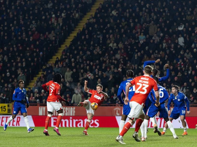 Football. Emirates FA Cup. Charlton Athletic - Chelsea. 10.01.2026