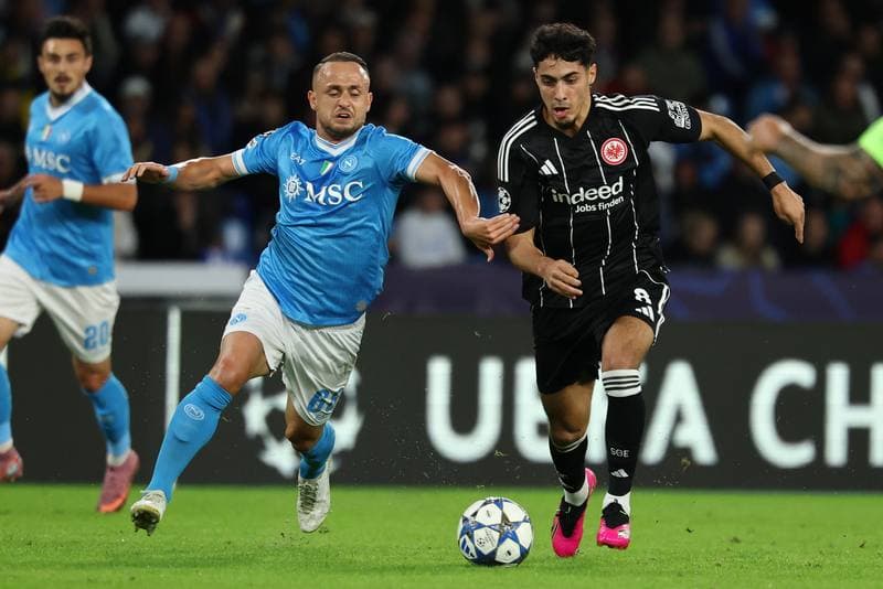 Football. UEFA Champions League. SSC Napoli - Eintracht Frankfurt. 04.11.2025
