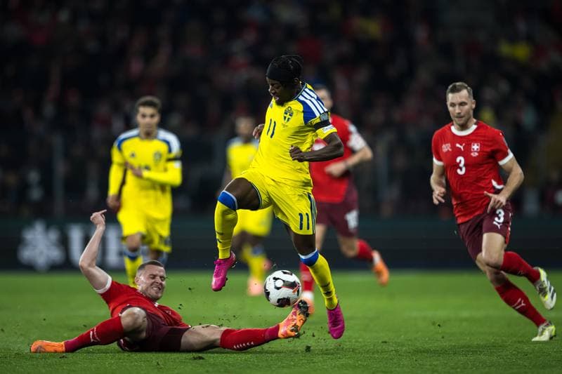 Football. FIFA World Cup Qualifier. Switzerland - Sweden. 15.11.2025